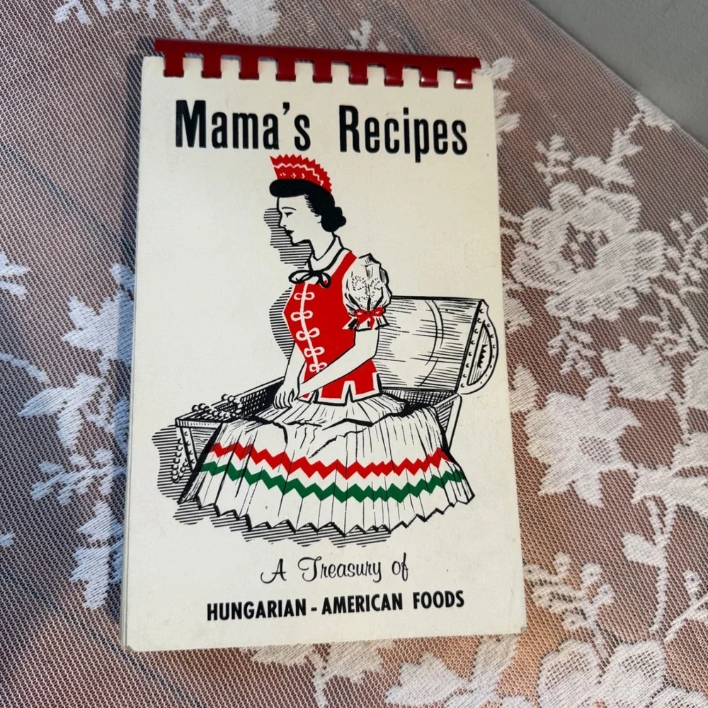 St Elias Mama's Recipes Cookbook Hungarian American 1971 White Good Spiral Bound
